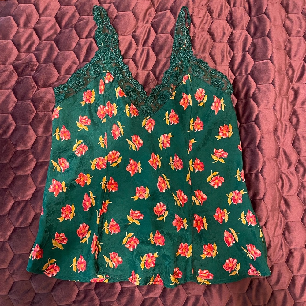 Silk Lace Camisole/Tank Top